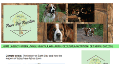 Desktop Screenshot of pawsforreaction.com